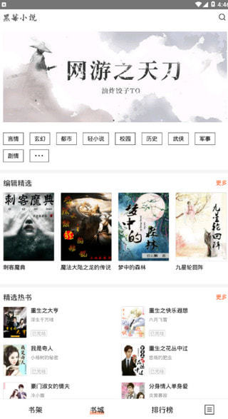 黑莓小说app