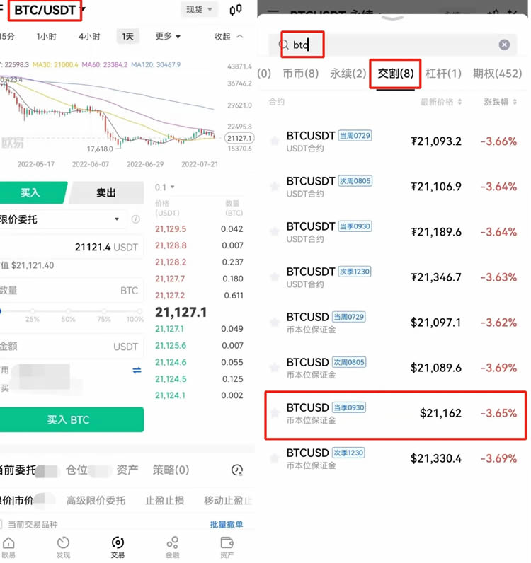 永续/交割合约交易是什么?如何进行合约交易?9