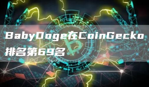 BabyDoge在CoinGecko排名第69名1