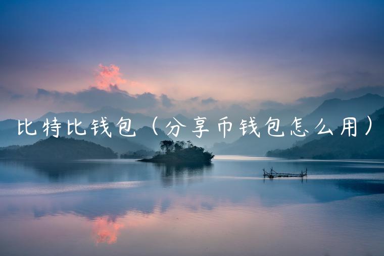 比特比钱包(分享币钱包怎么用)-第1张图片-binance下载 比特比钱包(分享币钱包怎么用)-第1张图片-binance下载