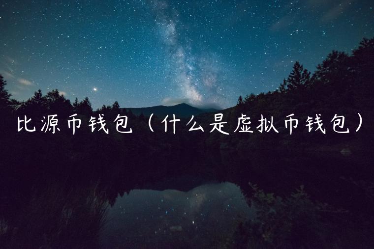 比源币钱包(什么是虚拟币钱包)-第1张图片-binance下载 比源币钱包(什么是虚拟币钱包)-第1张图片-binance下载