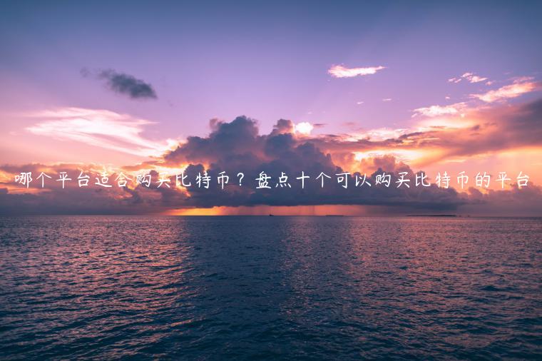 哪个平台适合购买比特币?盘点十个可以购买比特币的平台-第1张图片-binance下载 哪个平台适合购买比特币?盘点十个可以购买比特币的平台-第1张图片-binance下载