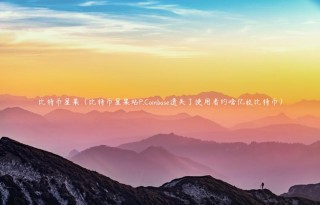 比特币星果（比特币星果站P.Coinbas遗失了使用者约啥亿枚比特币）