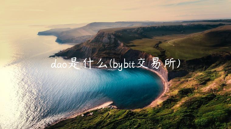 dao是什么 - bybit 交易平台-第1张图片-binance下载 dao是什么 - bybit 交易平台-第1张图片-binance下载