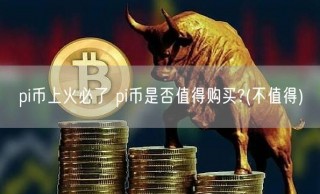 pi币上火必了 pi币是否值得购买?(不值得)