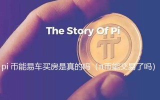 pi币可以易车买房是真的假的（π币能交易了吗）