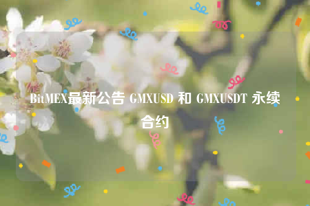 BitMEX最新公告 GMXUSD 和 GMXUSDT 永续合约-第1张图片-欧意易易下载