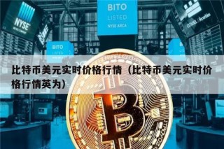 比特币美元实时价格行情（比特币美元实时价格行情英为）