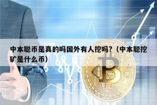 中本聪币是真的吗国外有人挖吗?（中本聪挖矿是什么币）