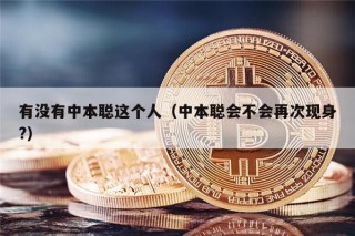 有没有中本聪这个人（中本聪会不会再次现身?）