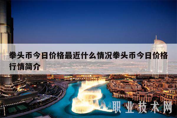 拳头币今日价格最近什么情况拳头币今日价格行情简介-第1张图片-欧意易易下载 拳头币今日价格最近什么情况拳头币今日价格行情简介-第1张图片-欧意易易下载