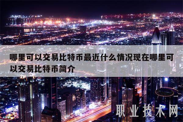 哪里可以交易比特币最近什么情况现在哪里可以交易比特币简介-第1张图片-欧意易易下载
