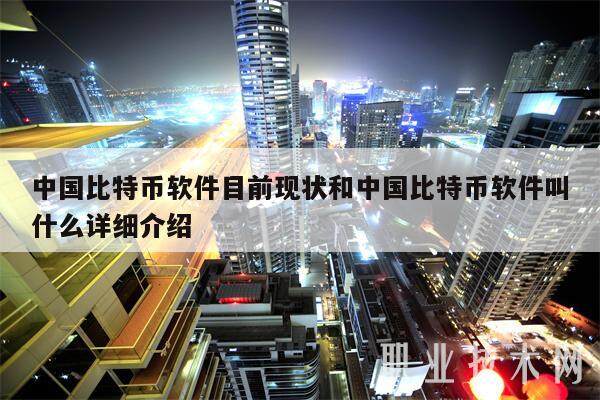 中国比特币软件目前现状和中国比特币软件叫什么详细介绍-第1张图片-欧意易易下载