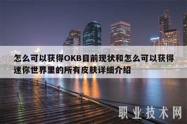 怎么可以获得OKB目前现状和怎么可以获得迷你世界里的所有皮肤详细介绍-第1张图片-欧意易易下载