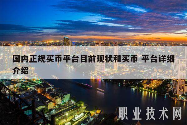 国内正规买币平台目前现状和买币 平台详细介绍-第1张图片-欧意易易下载