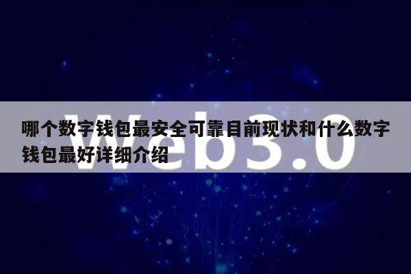 哪个数字钱包最安全可靠目前现状和什么数字钱包最好详细介绍-第1张图片-欧意易易下载