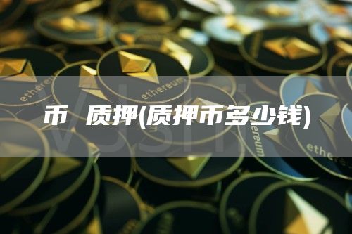 币 质押 - 质押币多少钱