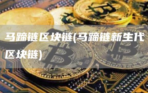 马蹄链区块链 - 马蹄链新生代区块链