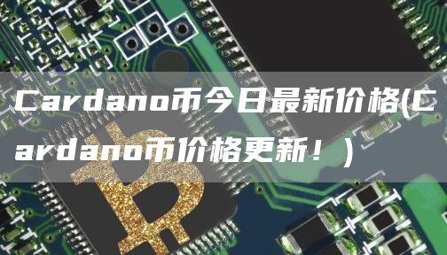 Cardano币今日最新价格 - Cardano币价格更新！