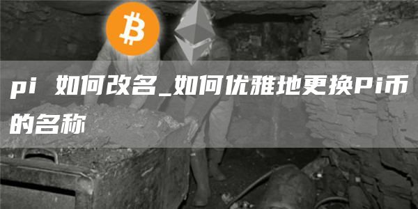 pi 如何改名_如何优雅地更换Pi币的名称