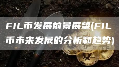 FIL币发展前景展望 - FIL币未来发展的分析和趋势