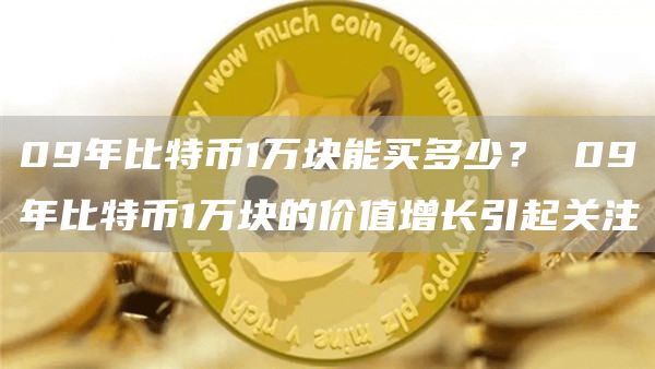 09年比特币1万块能买多少？ 09年比特币1万块的价值增长引起关注