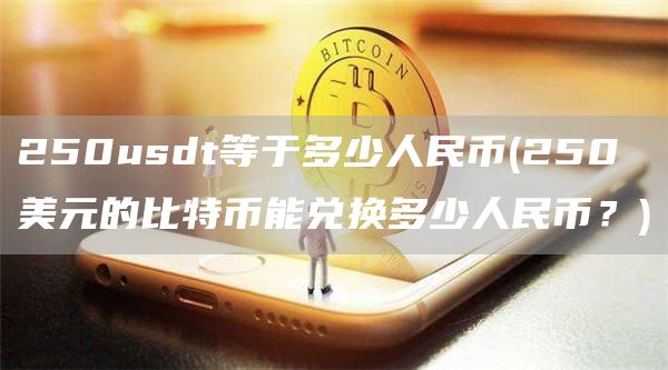 250usdt等于多少人民币 - 250美元的比特币能兑换多少人民币？
