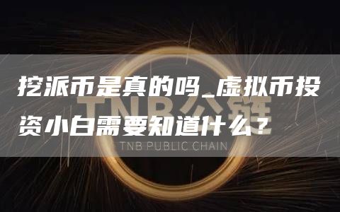 挖派币是真的吗_虚拟币投资小白需要知道什么？