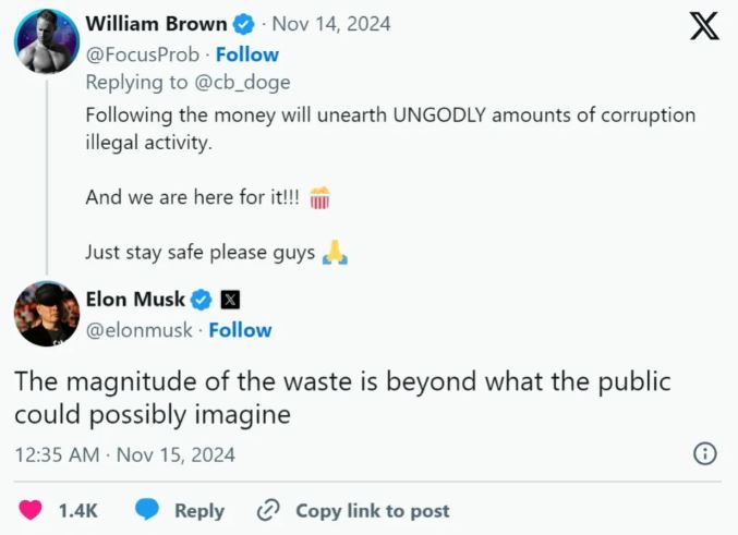 DOGE币是什么 Department of Government Efficiency能买吗-第4张图片-欧意易易下载