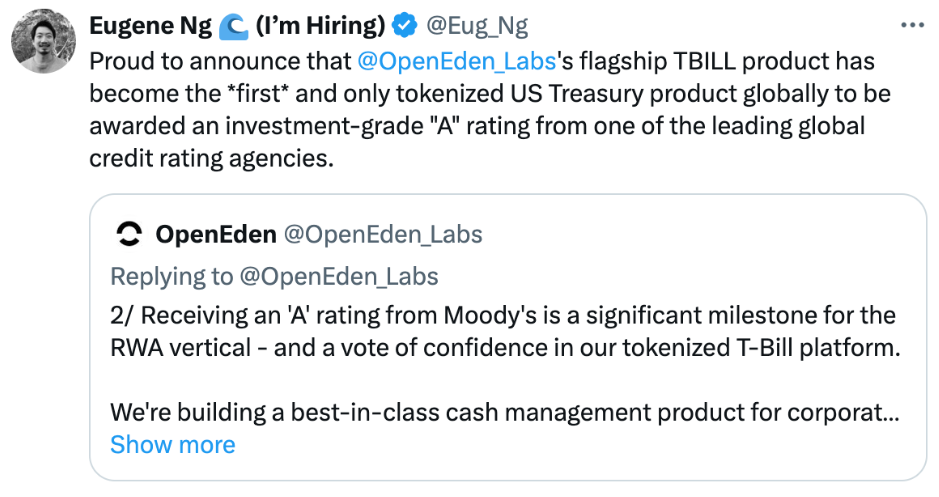 一文详解OpenEden：欧意易易投资RWA新贵，美债投资新选择-第3张图片-欧意易易下载