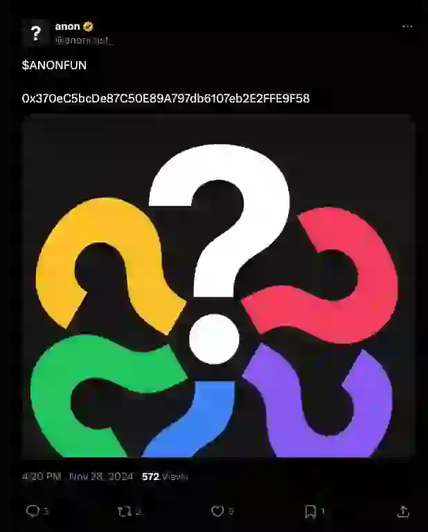 Base生态刮起隐私应用风，ANON市值能否突破1亿美元？-第3张图片-欧意易易下载