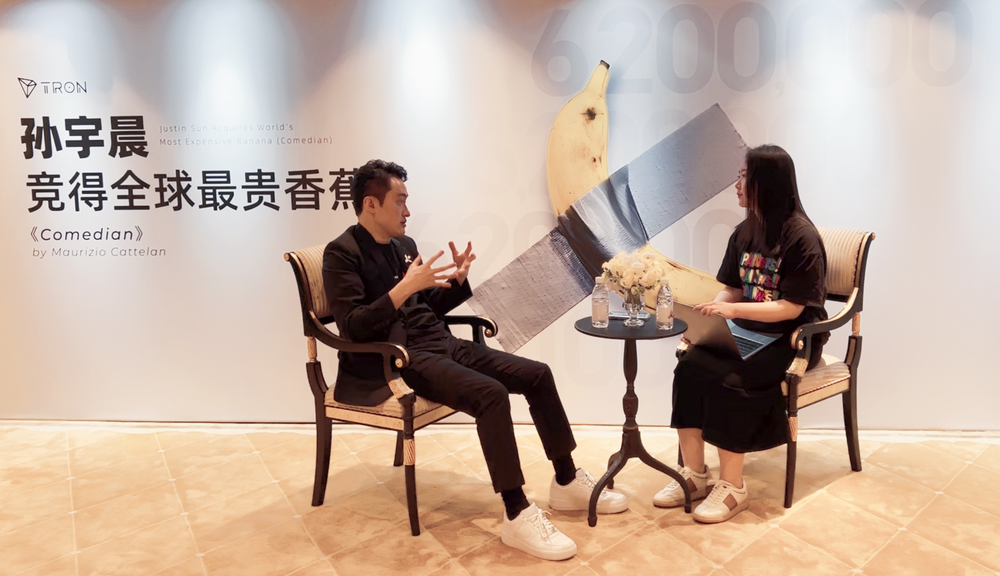 买下最贵香蕉引发全球关注度后，我们和孙宇晨聊了聊-第1张图片-欧意易易下载