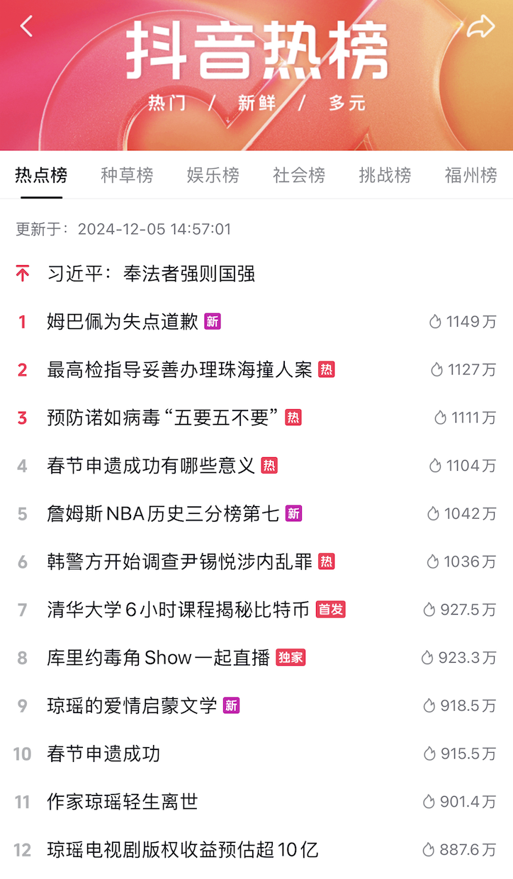 “清华大学开设的揭密比特币”课程登顶抖音热搜榜第七-第1张图片-欧意易易下载