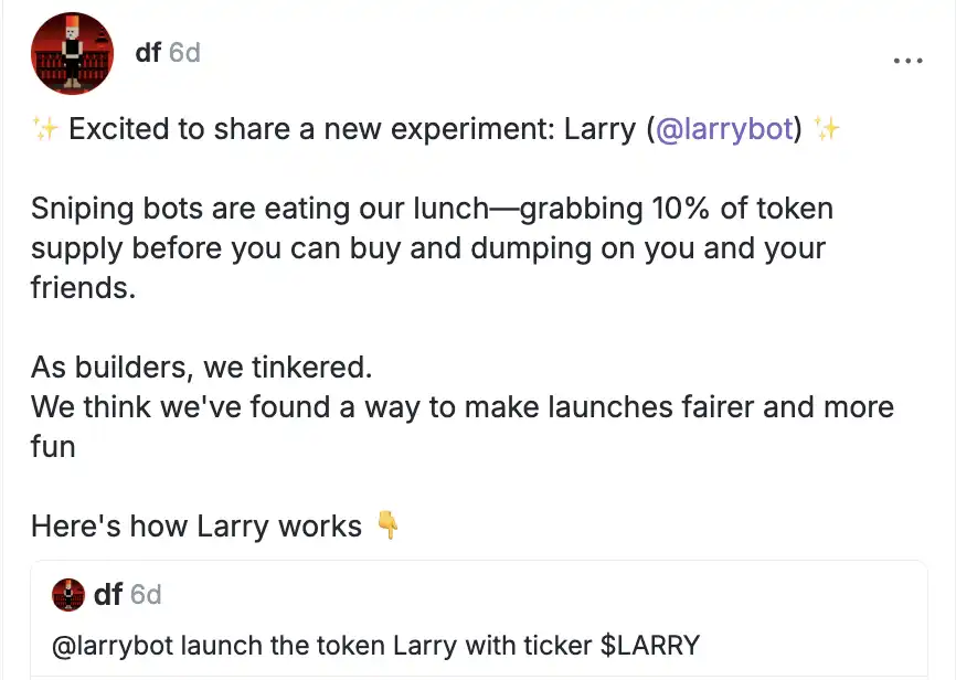 基因优良的Larry能否与Clanker一决高下？-第1张图片-欧意易易下载